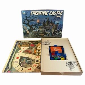 Vintage 1975 Creature Castle Board Game Near Complete Whitman